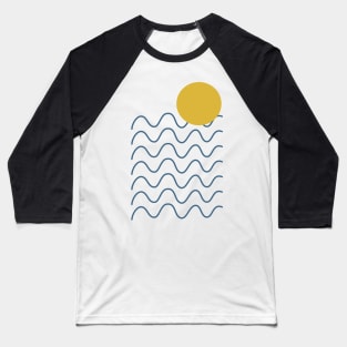 Ocean Waves Landscape Baseball T-Shirt